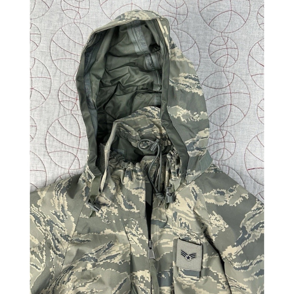 US AIR FORCE Gore-Tex All-Purpose Environmental Camo Parka Shell / Medium Long - Picture 6 of 10
